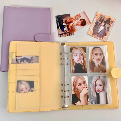 A5 Candy Leather Photocard Binder Album - StarPOP shop