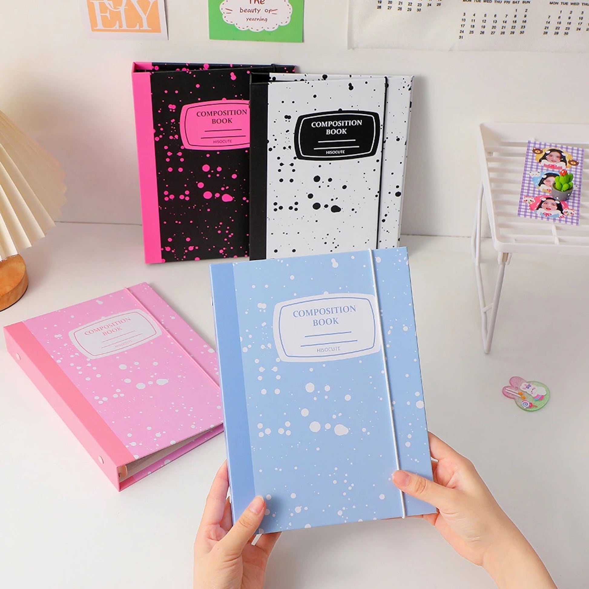 binder album for cards Composition Book A5 Photocard Binder – StarPOP shop