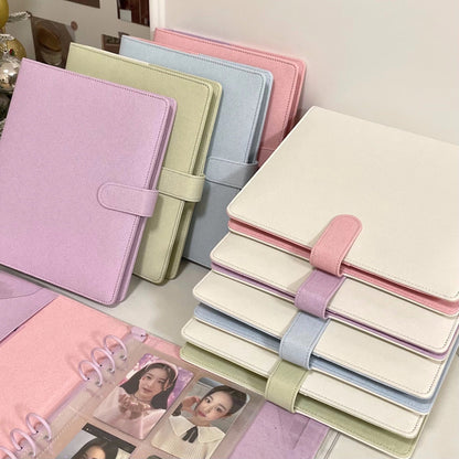 A5 Macaroon Glitter Photocard Binder Album - StarPOP shop