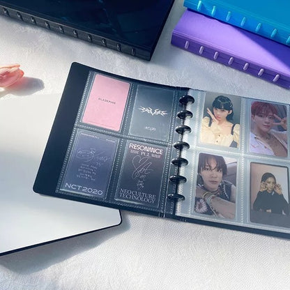 A5 Kpop Photocard Binder/ 4 Grids Photo Album For Card Collect