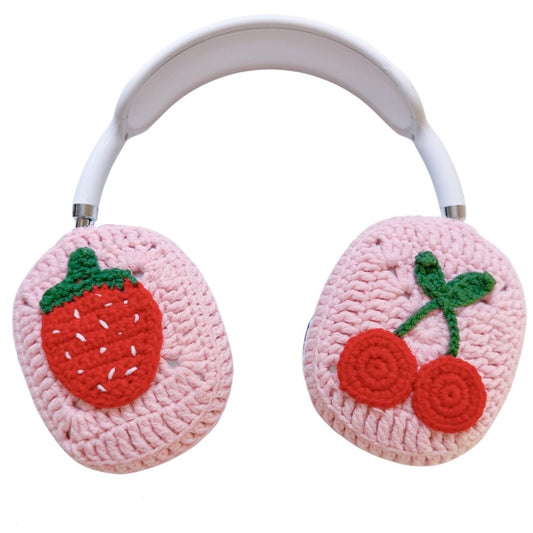 AIRIES Airpod Max Crochet Cover - Cherry - StarPOP shop