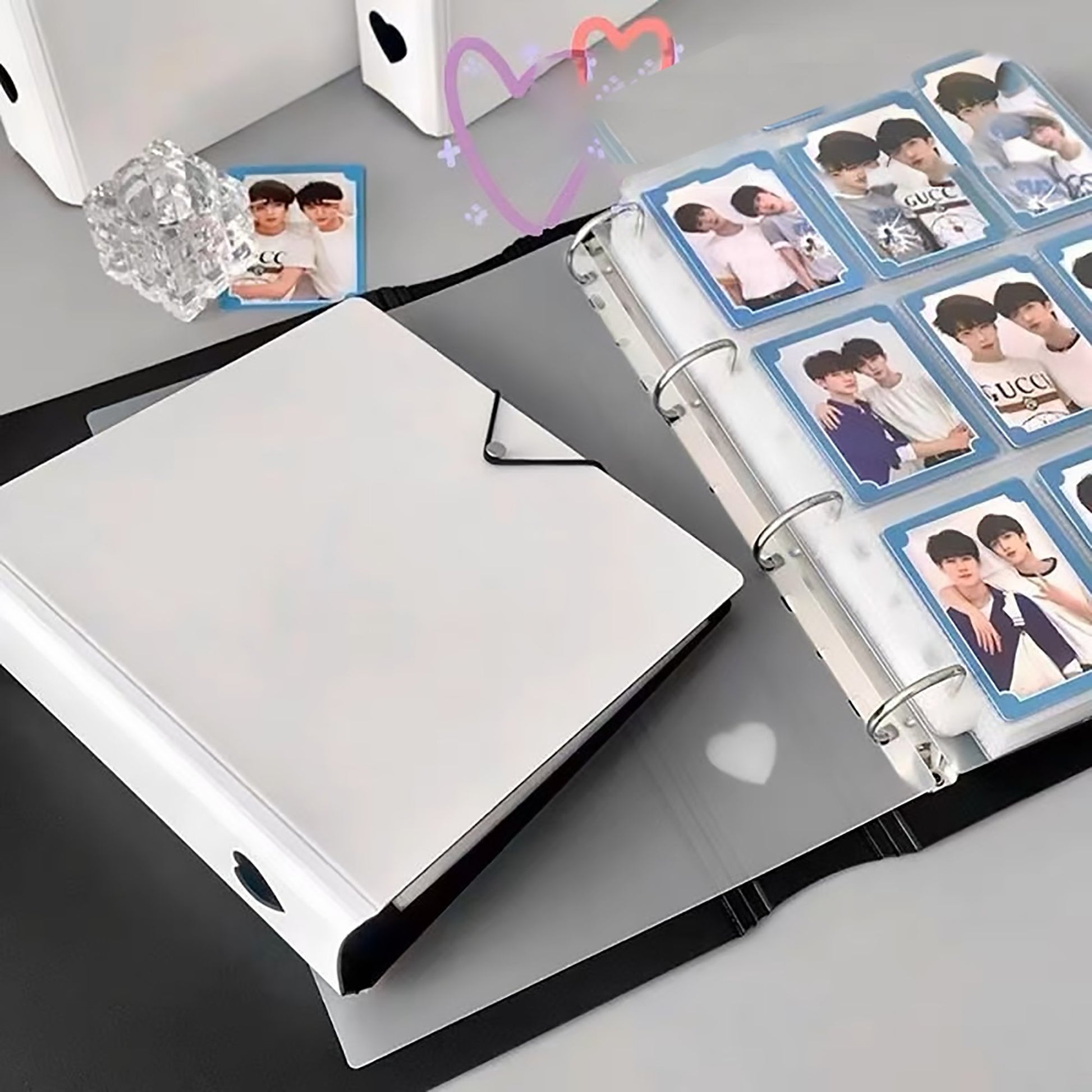 9 Pocket PP Sleeves A4 3 Ring Binder Kpop Idol Photocard Collect Book  Folder - China Card Sleeves and Photo Album price