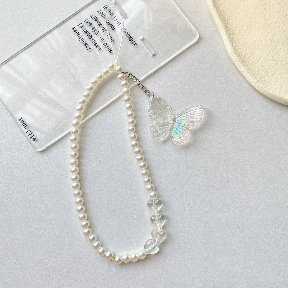 Beaded Pearl Phone Charm - StarPOP shop