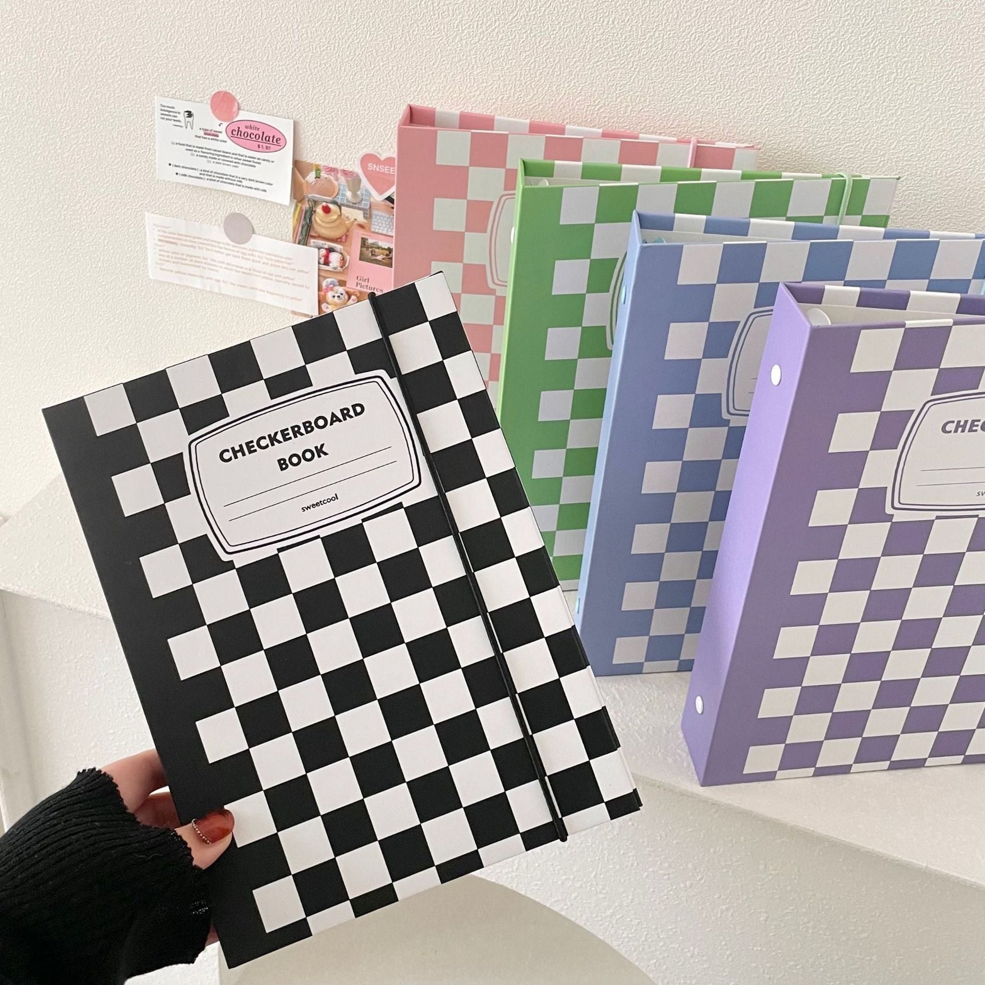 Checkerboard" Book A5 Photocard Binder StarPOP shop Checkerboard" Book A5 Photocard Binder StarPOP shop