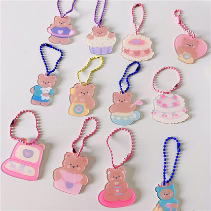 Cute Acrylic Keychain Pendant "Teddy Bear" - StarPOP shop