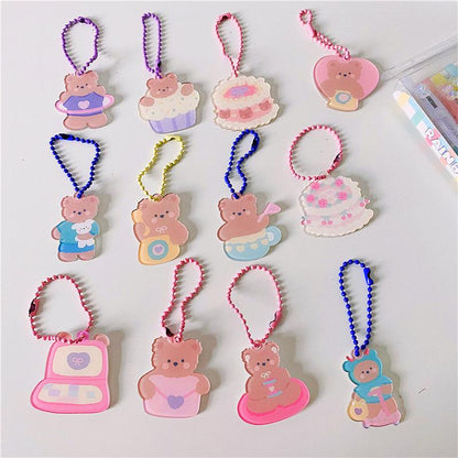 Cute Acrylic Keychain Pendant "Teddy Bear" - StarPOP shop