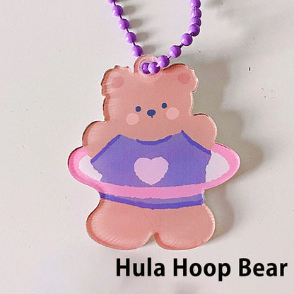 Cute Acrylic Keychain Pendant "Teddy Bear" - StarPOP shop