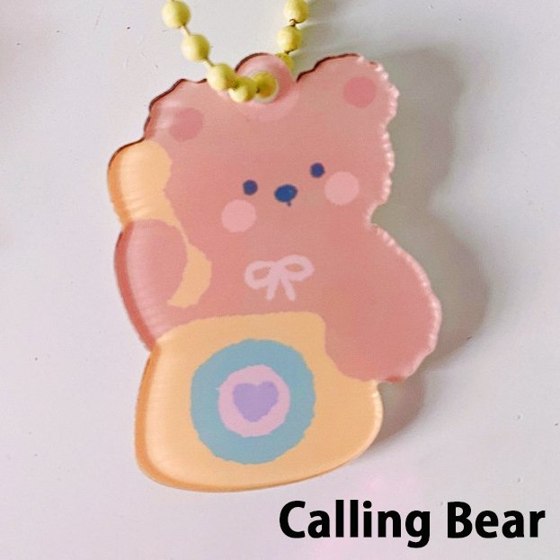 Cute Acrylic Keychain Pendant "Teddy Bear" - StarPOP shop