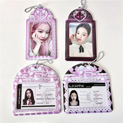 "Harajuku" Photocard Holder Keychain - StarPOP shop