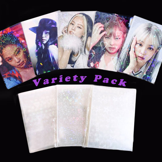 Holographic Card Sleeves Variety Pack - 25 PCS - StarPOP shop