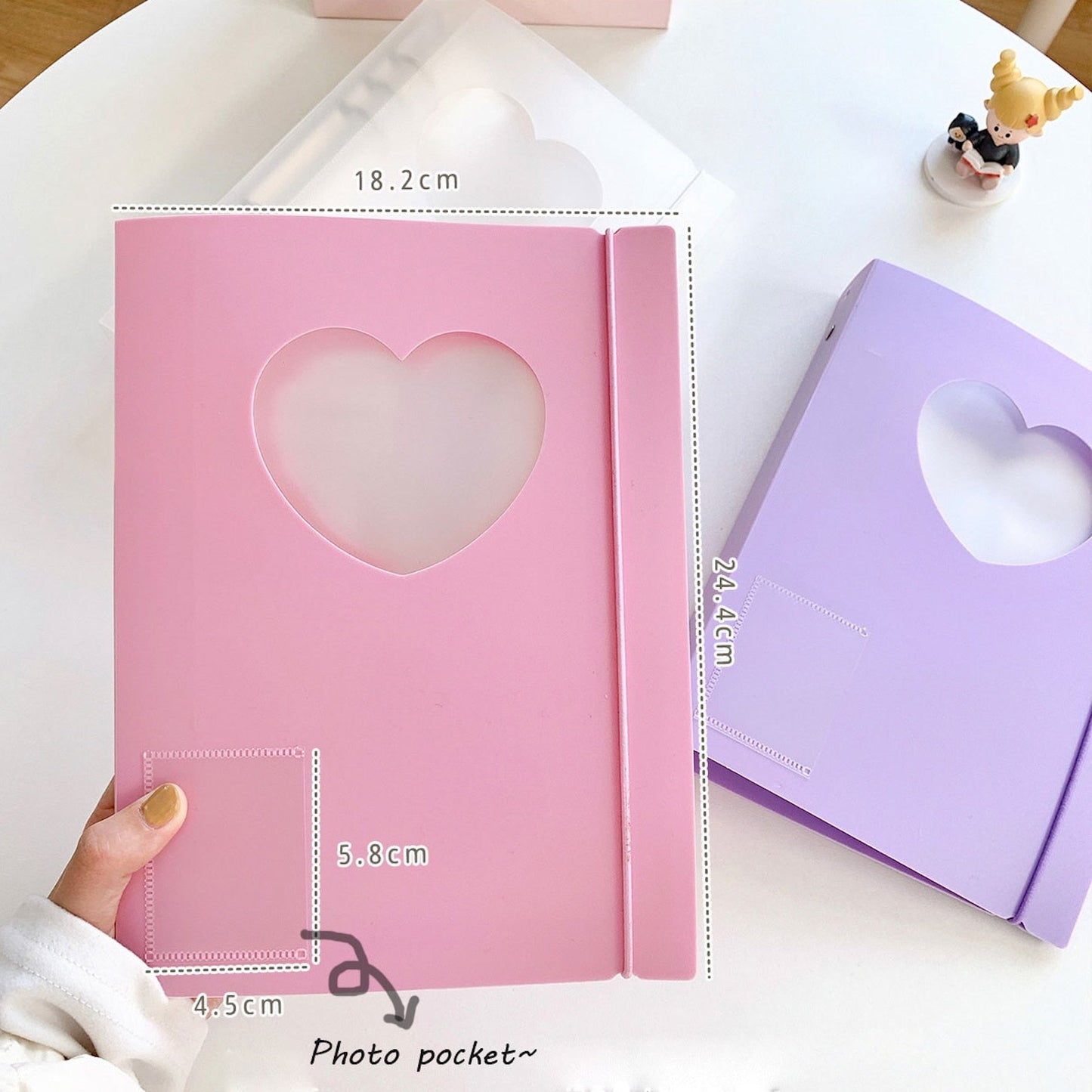 KPop Love Heart Photocard Binder Album A5 - StarPOP shop