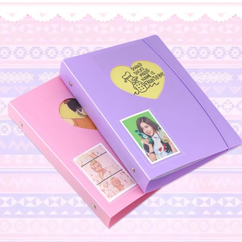 KPop Love Heart Photocard Binder Album A5 - StarPOP shop