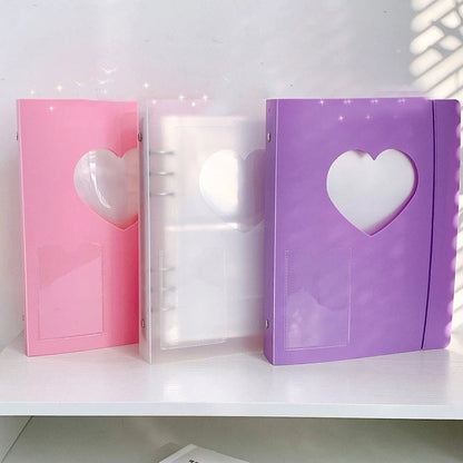 KPop Love Heart Photocard Binder Album A5 - StarPOP shop