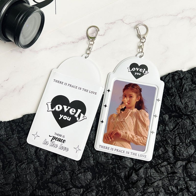 KPop "Lovely You" Photocard Holder Keychain - StarPOP shop