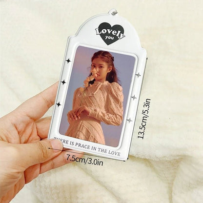 KPop "Lovely You" Photocard Holder Keychain - StarPOP shop