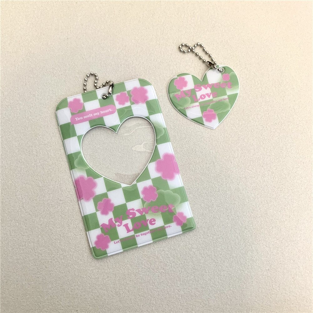 KPop "Plaid" Photocard Holder Keychain - StarPOP shop