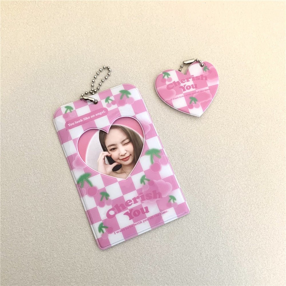 KPop "Plaid" Photocard Holder Keychain - StarPOP shop