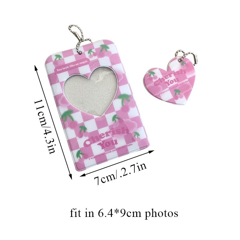 KPop "Plaid" Photocard Holder Keychain - StarPOP shop