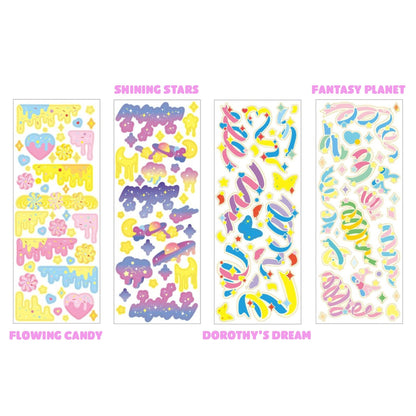 KPop Polco Deco Stickers "Rainbow Circus" - 1 PC - StarPOP shop