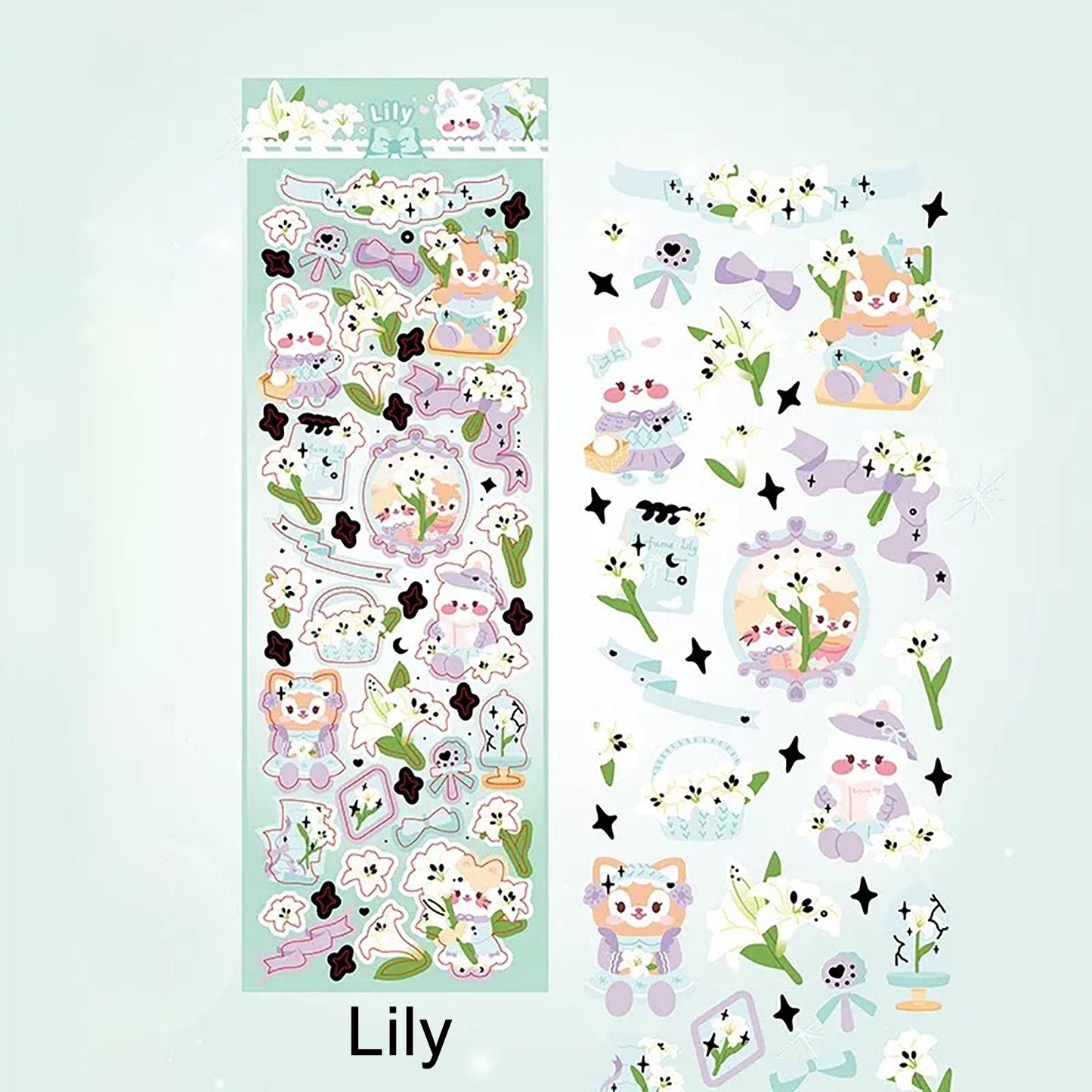 KPop Polco Deco Stickers "Wildflower Animals" - 1 PC - StarPOP shop