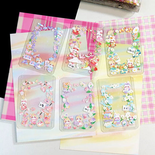 KPop Polco Deco Stickers "Wildflower Animals" - 1 PC - StarPOP shop