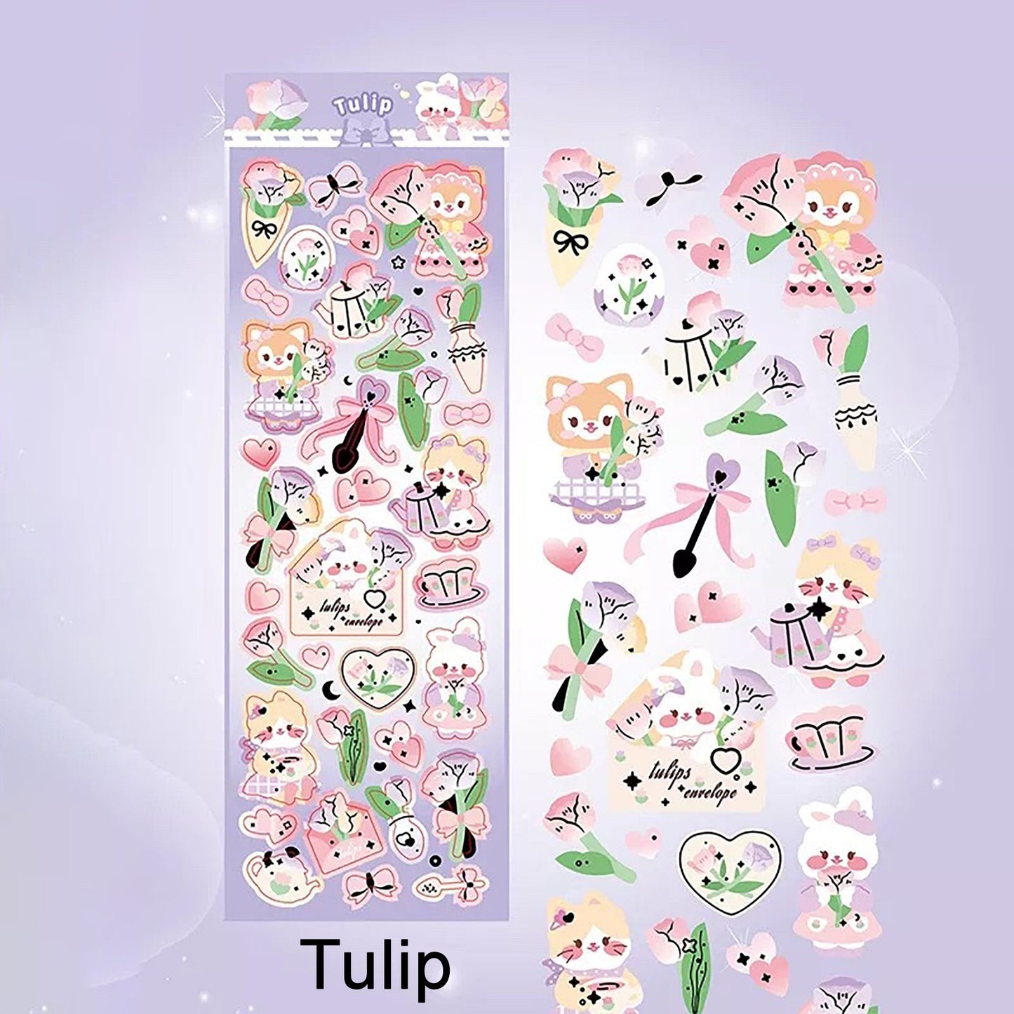 KPop Polco Deco Stickers "Wildflower Animals" - 1 PC - StarPOP shop