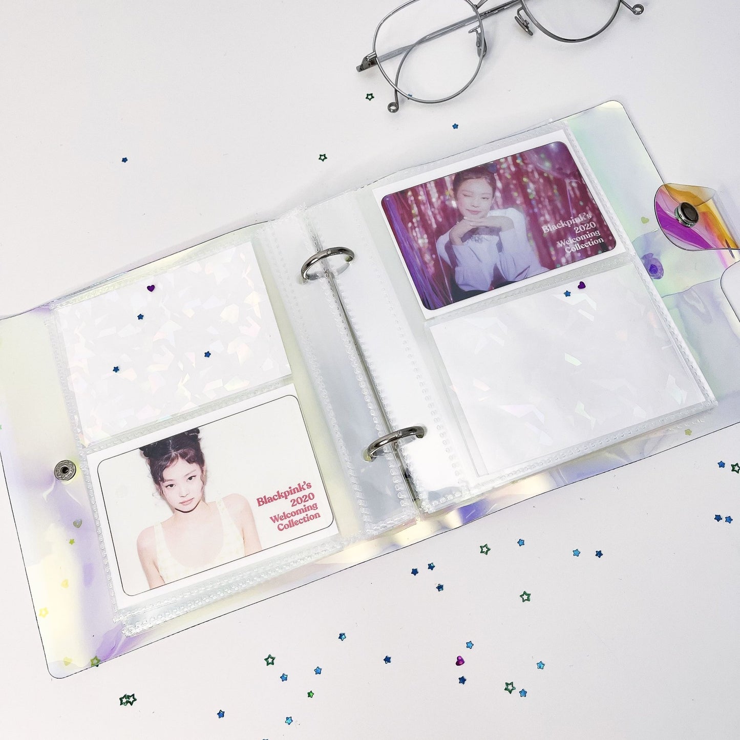 KPop Rainbow Holographic Photocard Binder - StarPOP shop