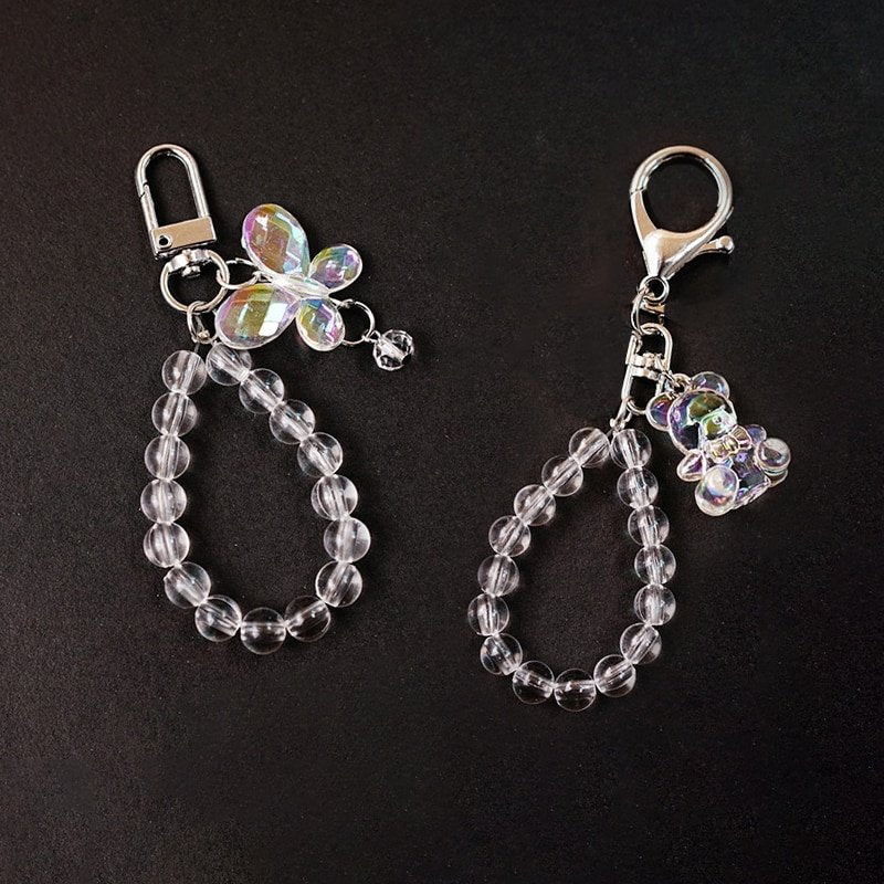 Mini Clear Bead Keychain - StarPOP shop