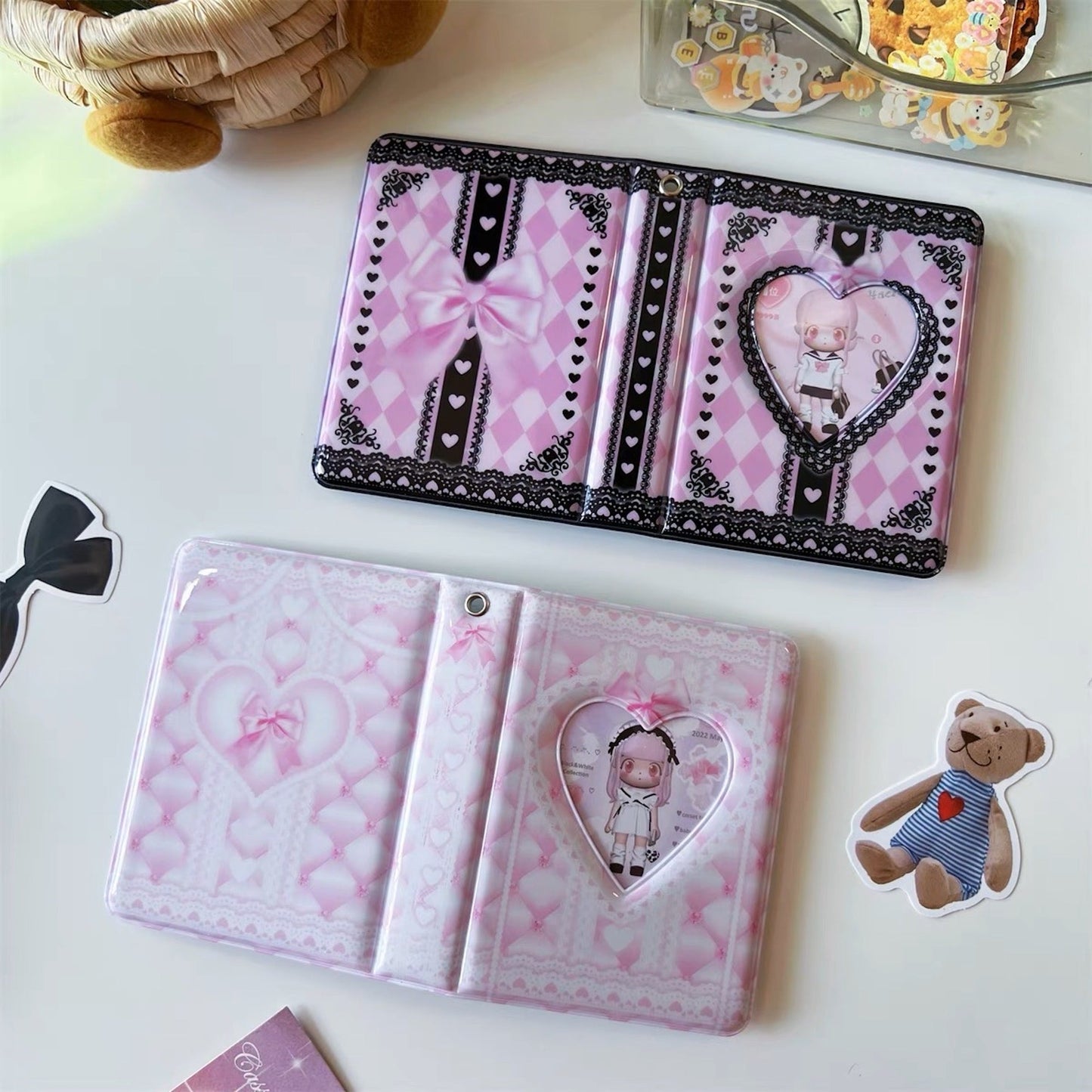 "Pink Lace" Mini 1 Pocket Collect Book - StarPOP shop