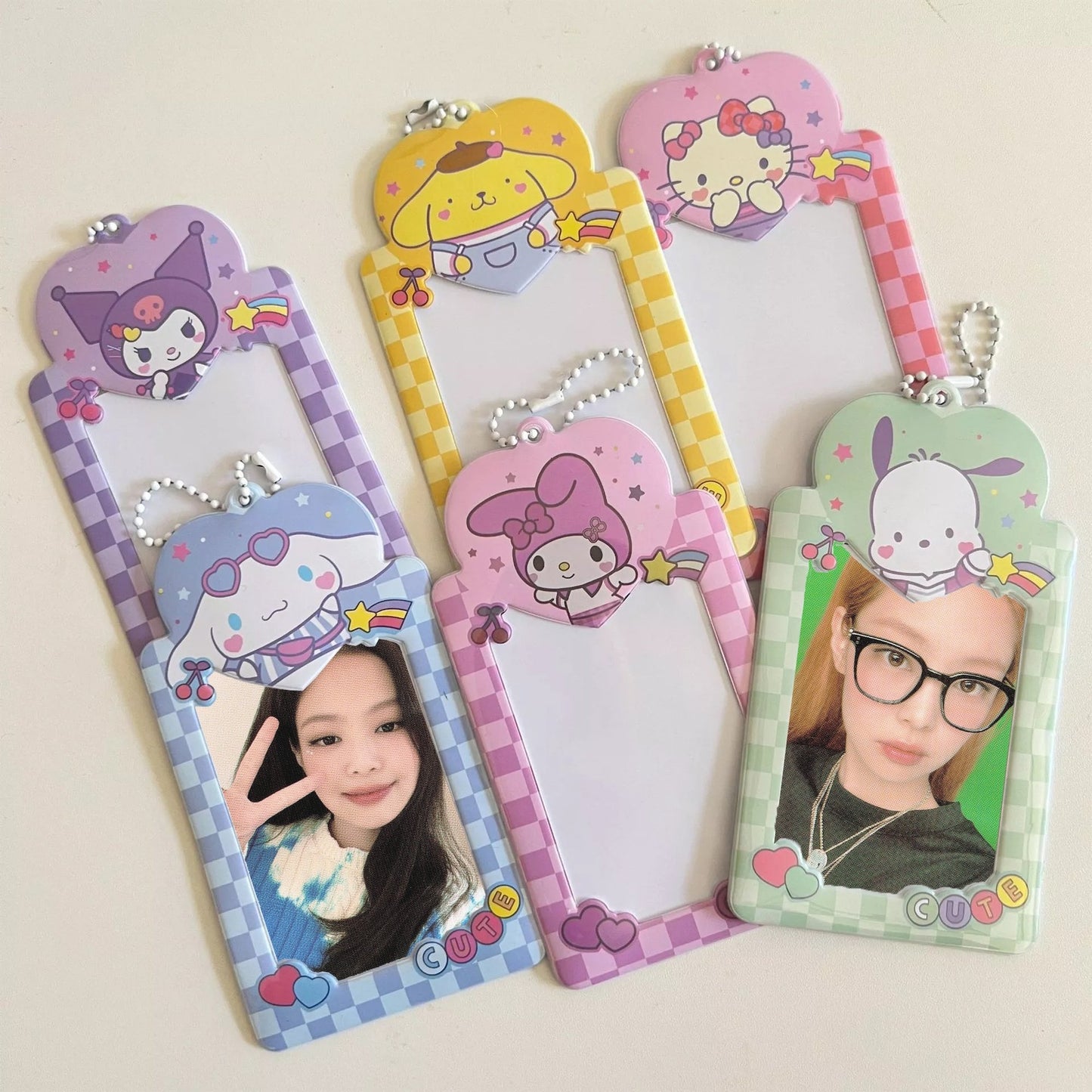 "Plaid Sanrio" Photocard Holder - StarPOP shop