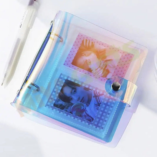 Rainbow Holographic Photocard Binder - StarPOP shop