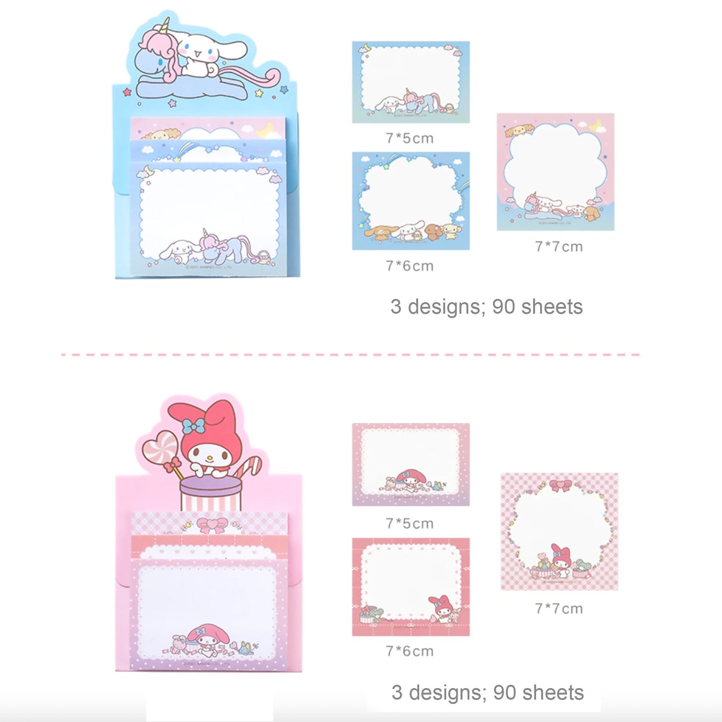 "Sanrio" Memo Pad Sticky Notes - StarPOP shop