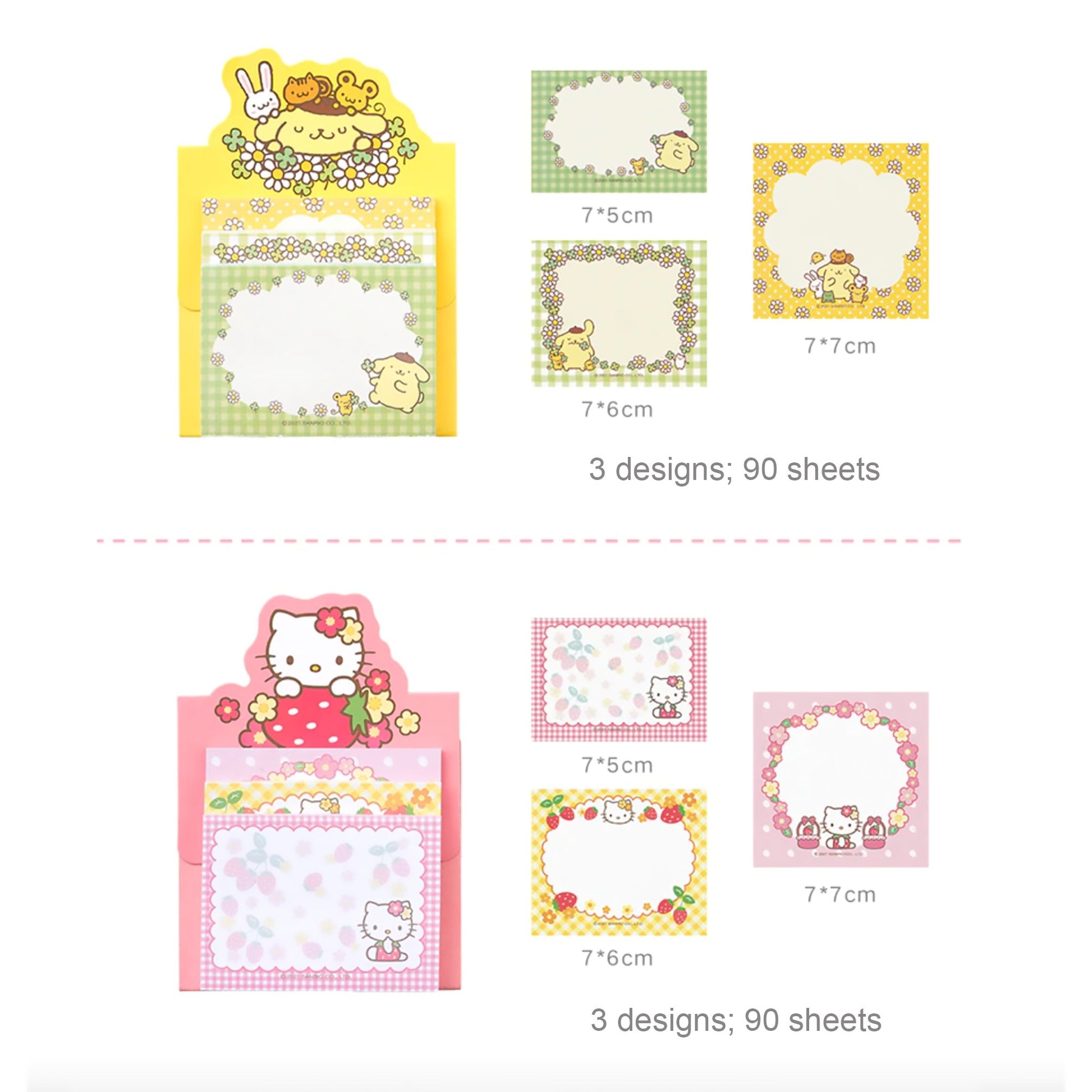 "Sanrio" Memo Pad Sticky Notes - StarPOP shop